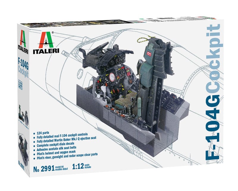 010 - Italeri - 2991 - Lockheed F-104G Starfighter Cockpit - primary image