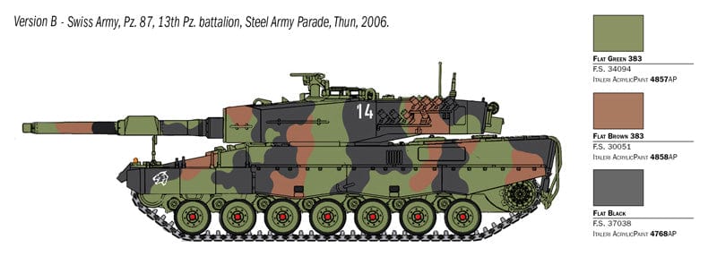 301 - Italeri - 35106 - Leopard 2A4 [War Thunder] - paint schemes