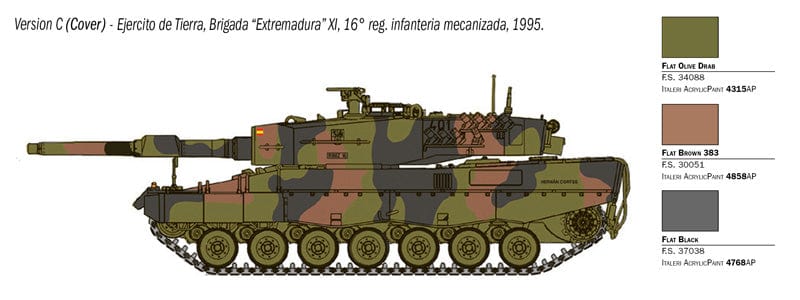 302 - Italeri - 35106 - Leopard 2A4 [War Thunder] - paint schemes