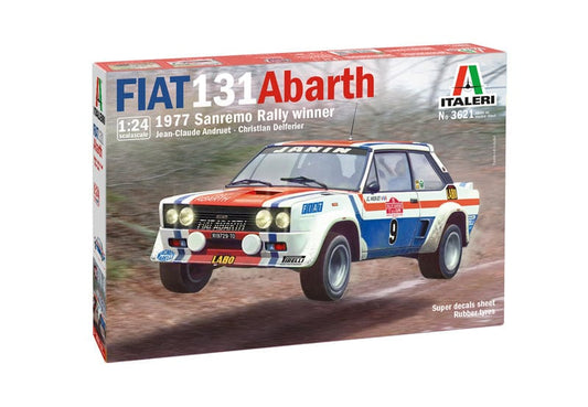 010 - Italeri - 3621 - Fiat 131 Abarth Rally (1977 Rallye Sanremo Winner) - primary image