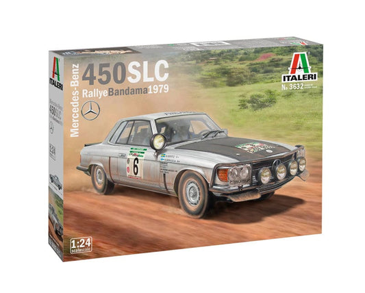 010 - Italeri - 3632 - Mercedes-Benz 450 SLC (1979 Rallye Bandama) - primary image