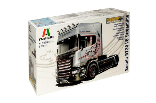 010 - Italeri - 3906 - Scania R730 V8 Streamline ‘Silver Griffin’ - primary image