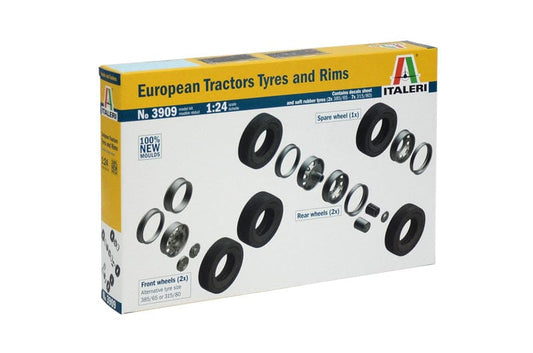 010 - Italeri - 3909 - European Truck Tractor Tyres and Rims - primary image