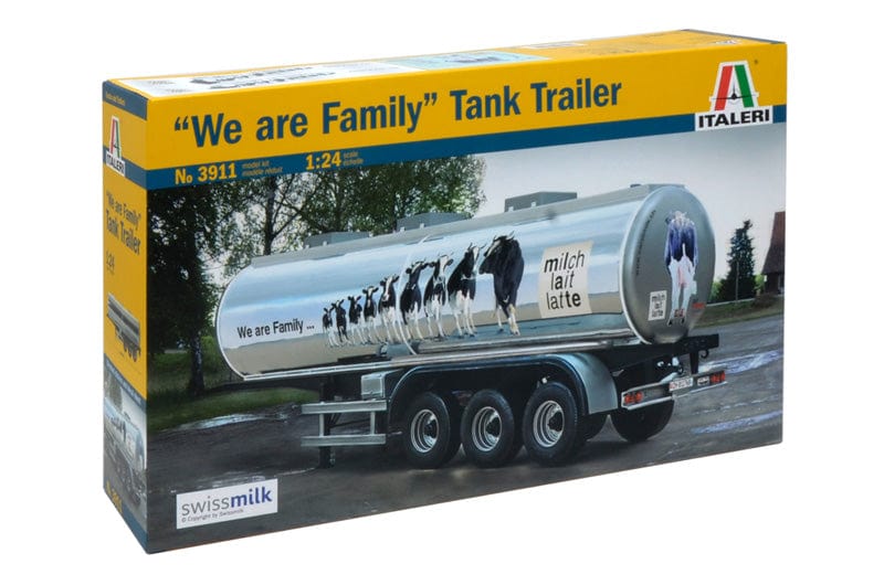 010 - Italeri - 3911 - Milk Tanker Trailer ‘We are family’ - primary image