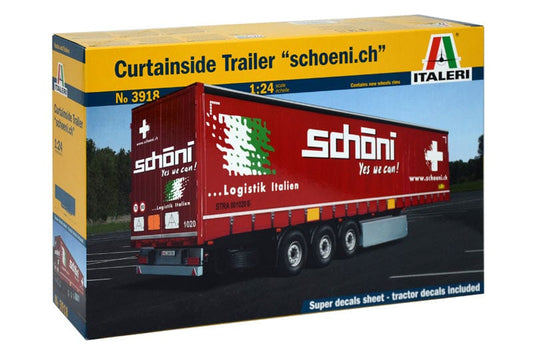 010 - Italeri - 3918 - Curtainside Trailer ‘Schoeni.ch’ - primary image