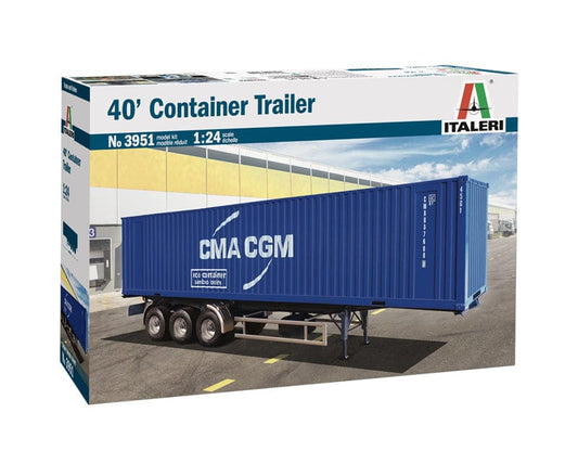 010 - Italeri - 3951 - 40ft Container Trailer - primary image