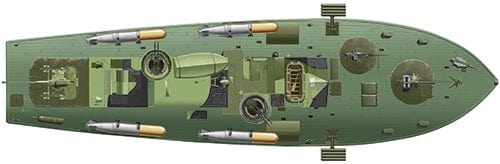 300 - Italeri - 5602 - Elco 80’ Torpedo Boat PT-596 - paint schemes