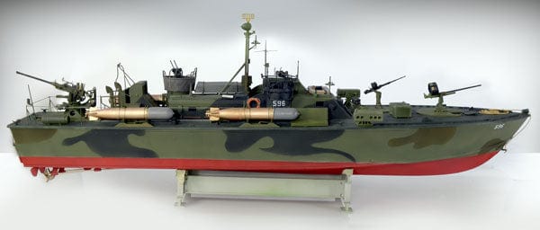703 - Italeri - 5602 - Elco 80’ Torpedo Boat PT-596 - painted model