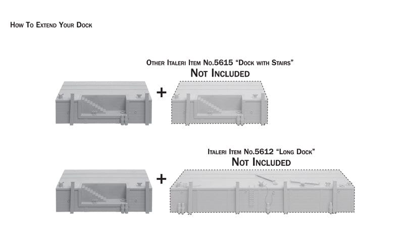 140 - Italeri - 5615 - Dock with Stairs - instructions