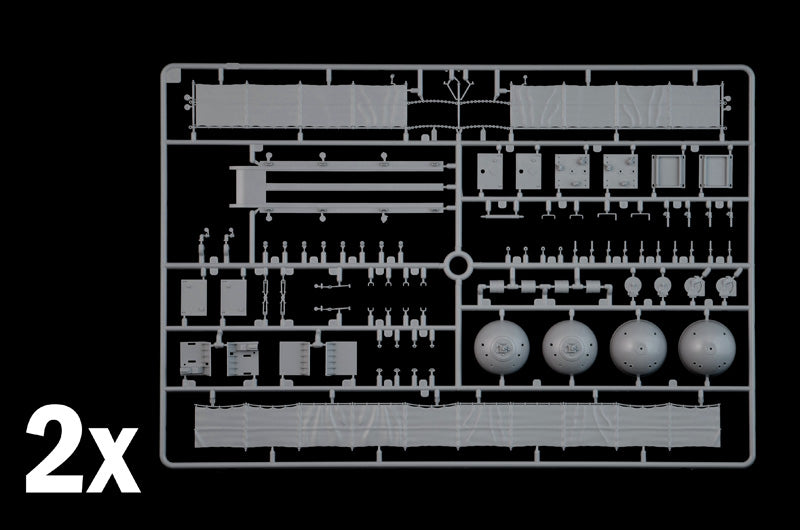 208 - Italeri - 5625 - Schnellboot S-26 / S-38 - sprue