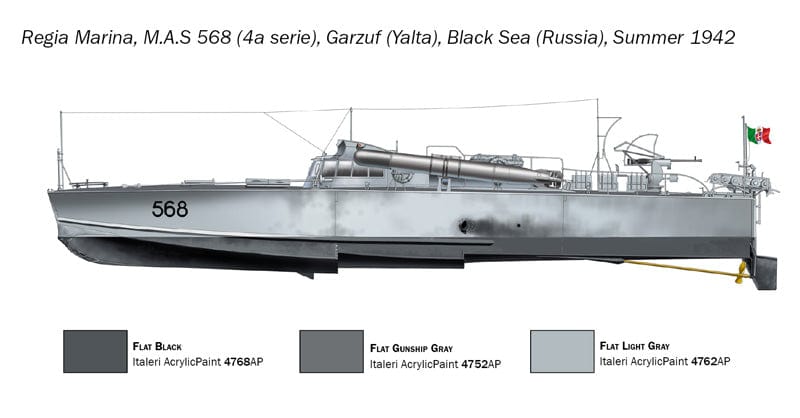 300 - Italeri - 5626 - MAS 563/568 with Crew - paint schemes