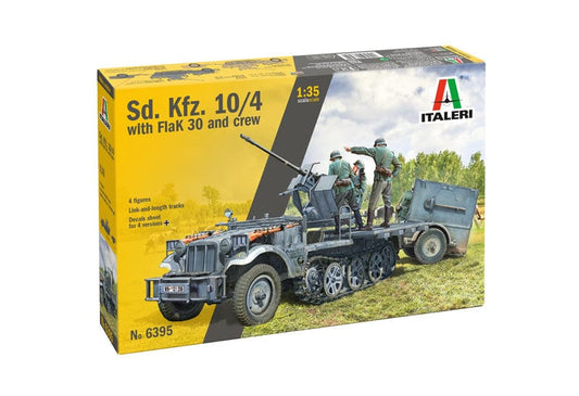 010 - Italeri - 6395 - Sd.Kfz. 10/4 with 2cm Flak 30 and Crew - primary image
