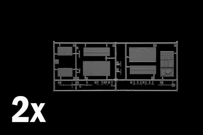 201 - Italeri - 6450 - Sd.Ah. 51 Trailer - sprue