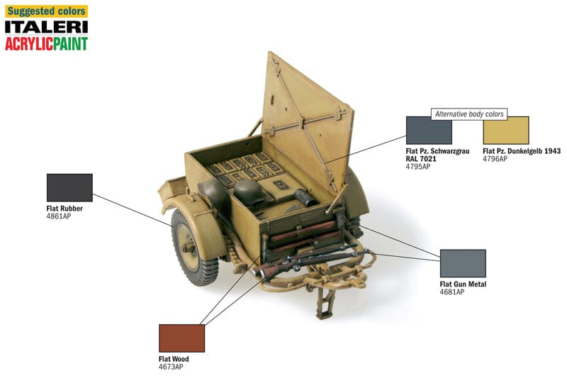 300 - Italeri - 6450 - Sd.Ah. 51 Trailer - paint schemes