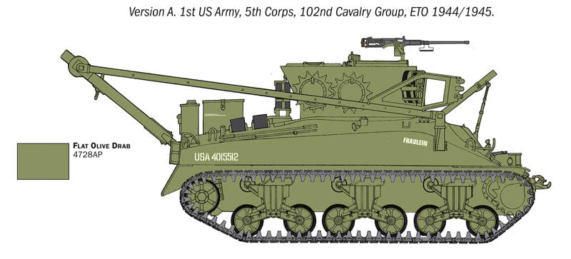 300 - Italeri - 6547 - M32B1 ARV - paint schemes