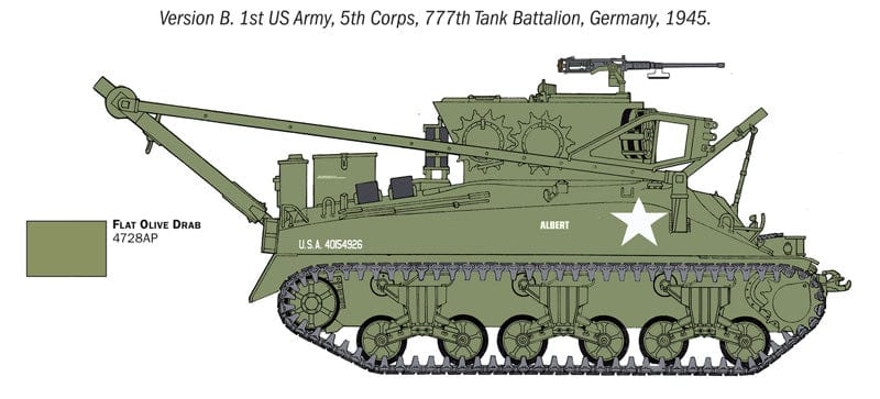 301 - Italeri - 6547 - M32B1 ARV - paint schemes
