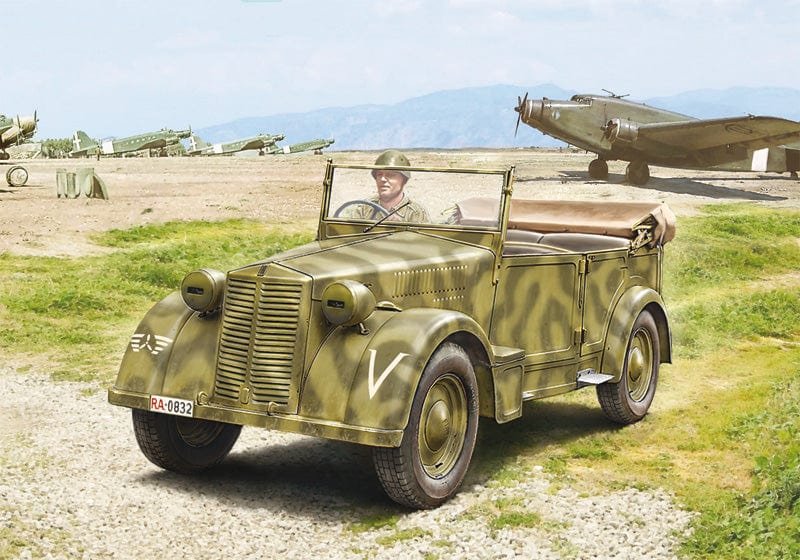 150 - Italeri - 6550 - Fiat 508 CM Coloniale - box art