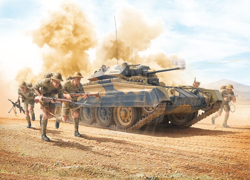 150 - Italeri - 6579 - Crusader II with 8th Army Infantry - box art