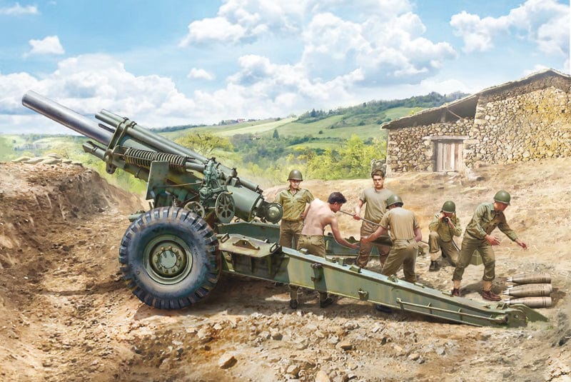 150 - Italeri - 6581 - 155mm Gun M1 Long Tom - box art