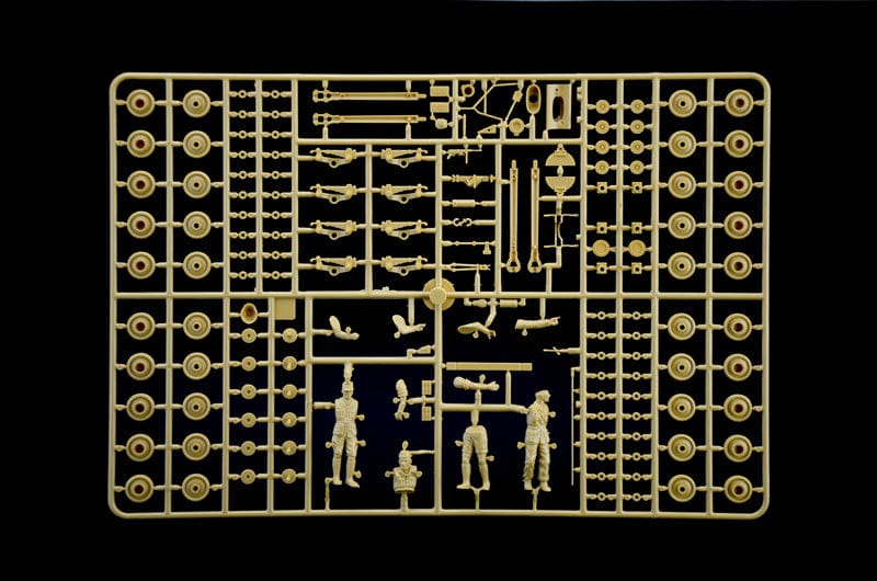 201 - Italeri - 6593 - Pz.Kpfw. IV Ausf. F1/F2/G with Afrikakorps Infantry (El Alamein) - sprue