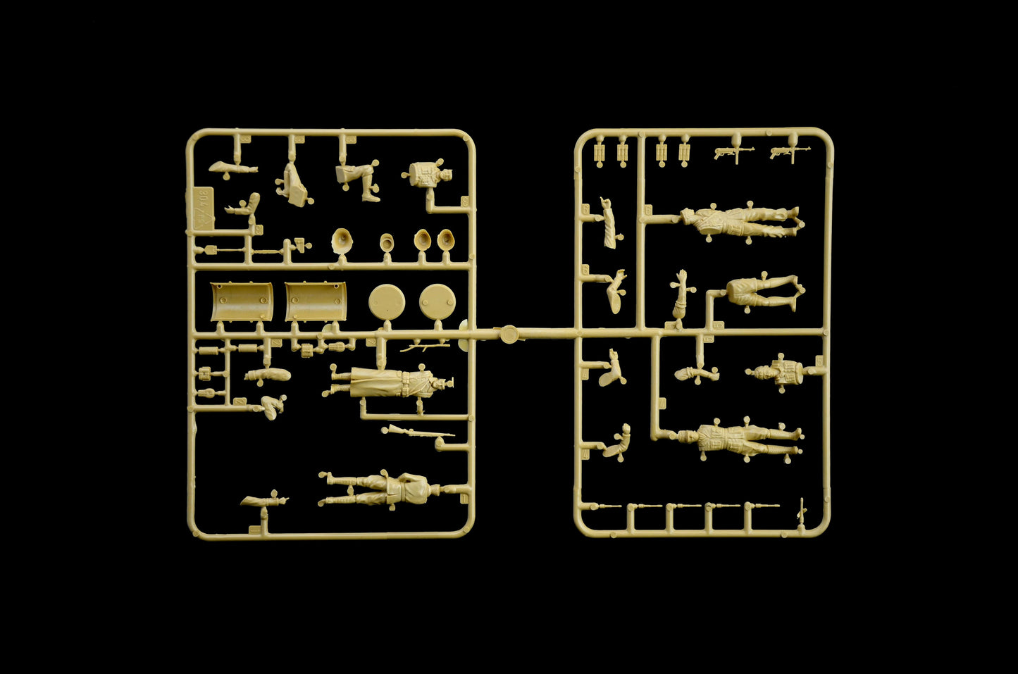 204 - Italeri - 6593 - Pz.Kpfw. IV Ausf. F1/F2/G with Afrikakorps Infantry (El Alamein) - sprue
