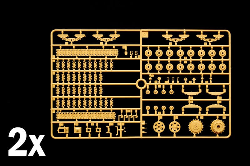 201 - Italeri - 6599 - Carro Armato P40 - sprue