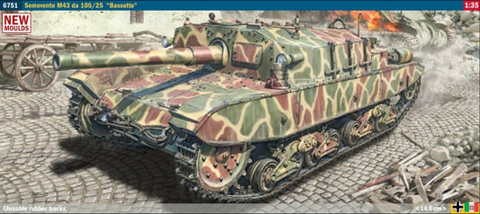 010 - Italeri - 6751 - Semovente M43 da 105/25 ’Bassotto’ - primary image