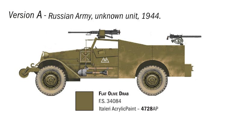 300 - Italeri - 7063 - M3A1 - paint schemes
