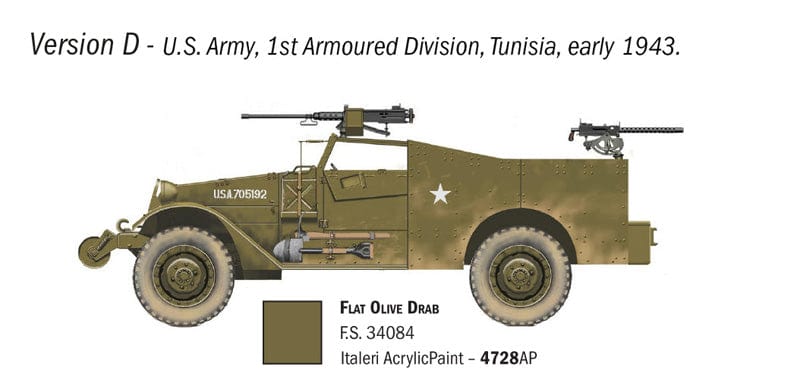 303 - Italeri - 7063 - M3A1 - paint schemes