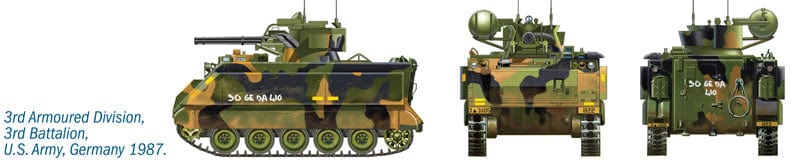 Italeri - 7066 - M163 Vulcan - paint schemes