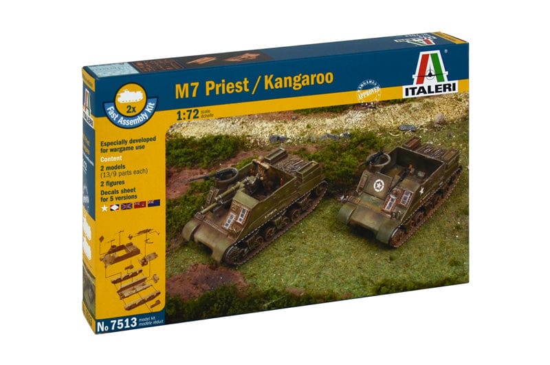 010 - Italeri - 7513 - 105mm HMC M7 Priest / Kangaroo [Fast Assembly] - primary image