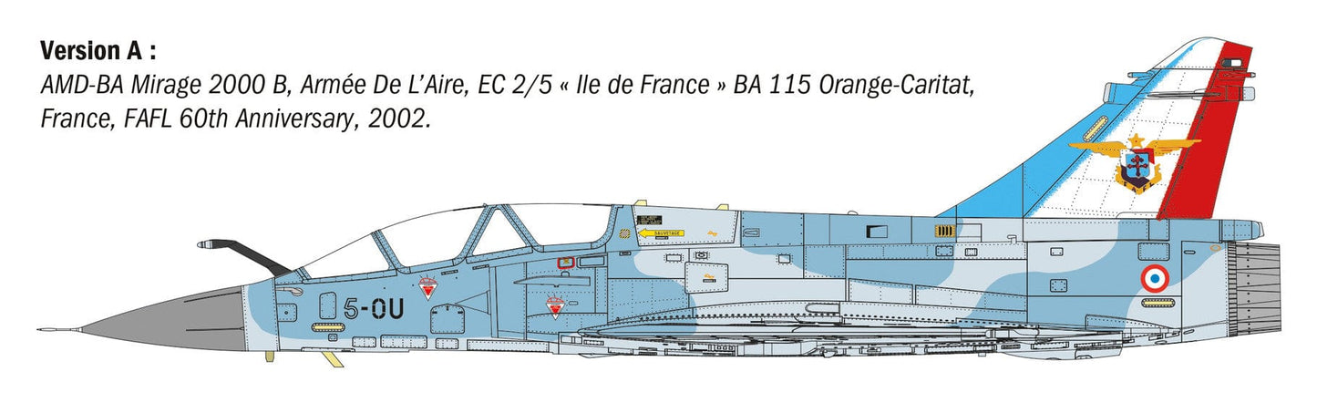 300 - Italeri - 90023 - Dassault Mirage 2000D - paint schemes