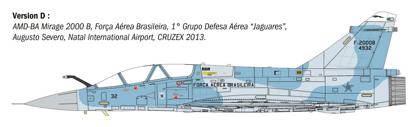 303 - Italeri - 90023 - Dassault Mirage 2000D - paint schemes
