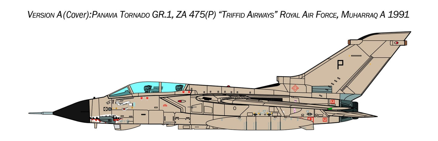 300 - Italeri - W35107 - Panavia Tornado GR1 / IDS [War Thunder] - paint schemes