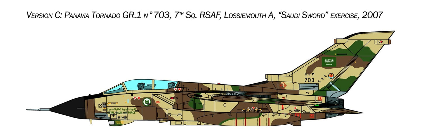302 - Italeri - W35107 - Panavia Tornado GR1 / IDS [War Thunder] - paint schemes
