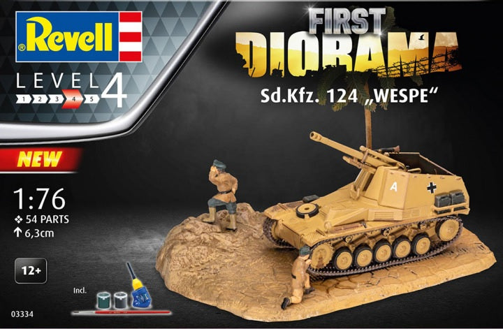 010 - Sd.Kfz. 124 Wespe [first diorama] - primary image