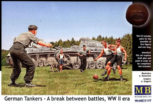 010 - German Tank Crew ‘A Break between Battles’ - primary image