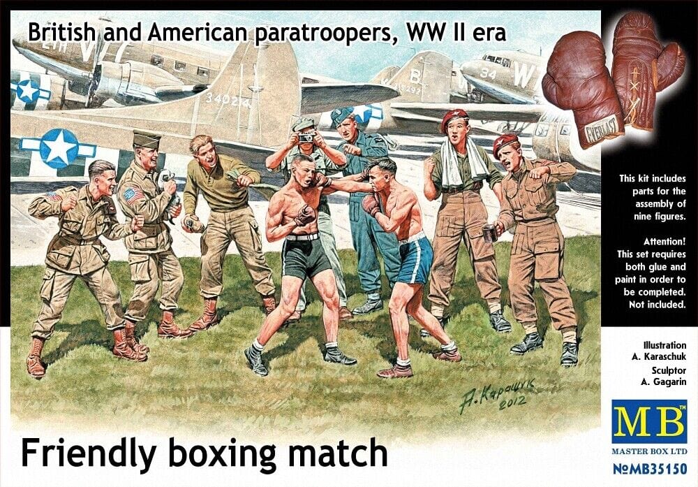 010 - British and United States Paratroopers ‘Friendly Boxing Match’ - primary image