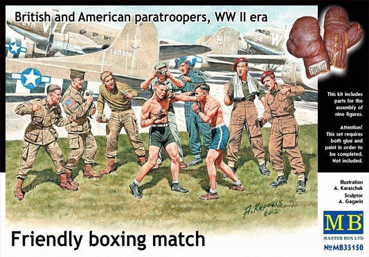 010 - British and United States Paratroopers ‘Friendly Boxing Match’ - primary image