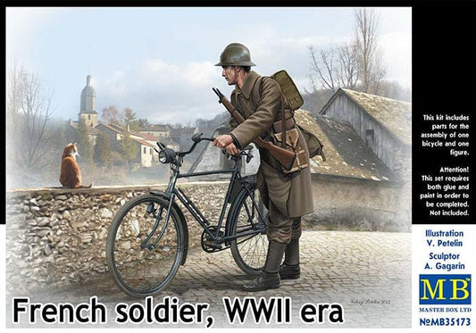 010 - French Infantry on Bicycle - primary image