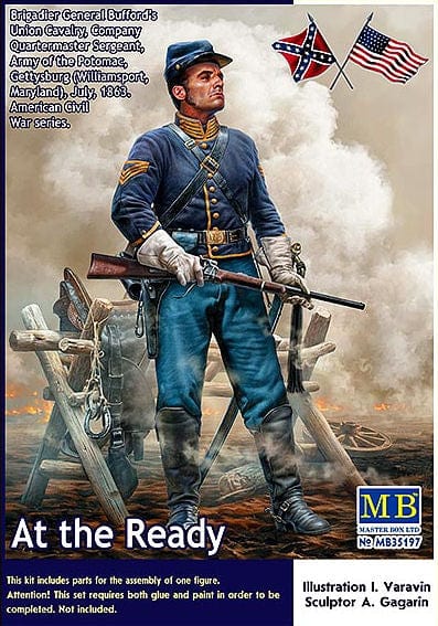 Union Company Quartermaster Sergeant ‘At the Ready’
