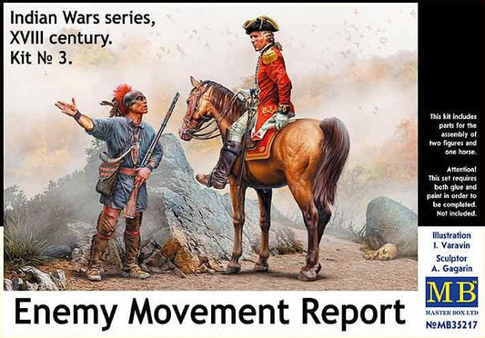 010 - British Officer and Native American ‘Enemy Movement Report’ - primary image