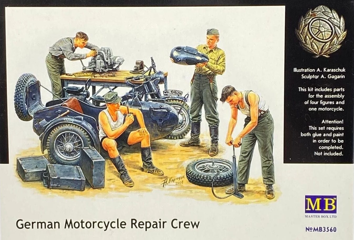 010 - German BMW R75 Repair Crew - primary image