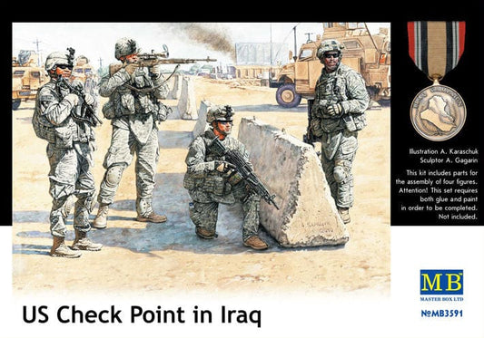 010 - United States Infantry ‘Check Point in Iraq’ - primary image