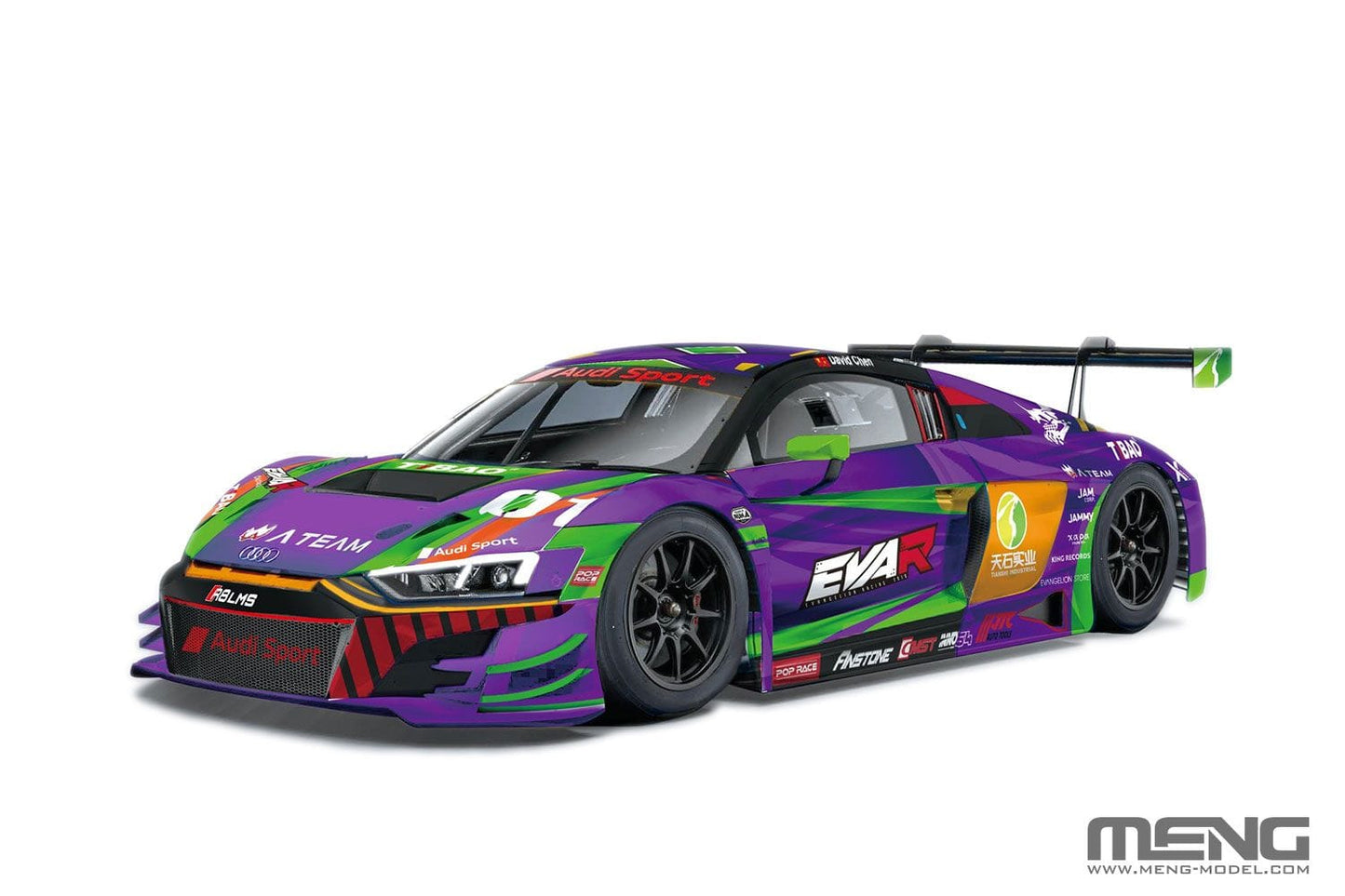 500 - digital model - Meng Model - CS-008 - Audi R8 LMS EVA RT Test Type-01