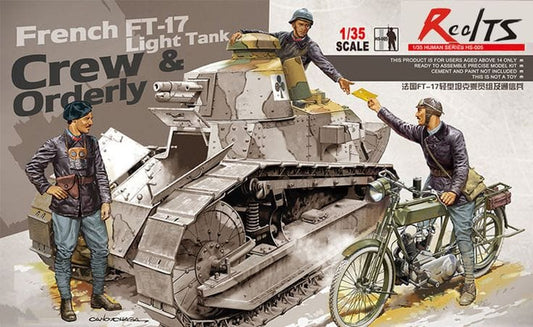 010 - Meng Model - HS-005 - Renault FT-17 Crew and Orderly - primary image