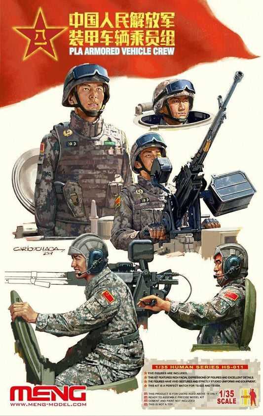 010 - Meng Model - HS-011 - Chinese Tank Crew - primary image