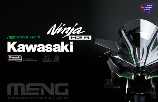 010 - Meng Model - MT-001s - Kawasaki Ninja H2R [Coloured] - primary image