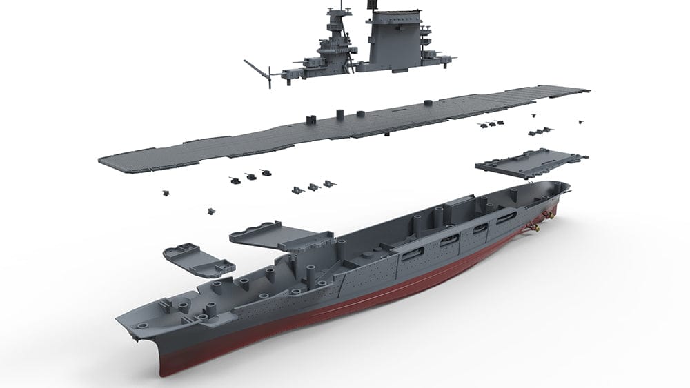 704 - Meng Model - PS-002 - USS Lexington (CV-2) - painted model