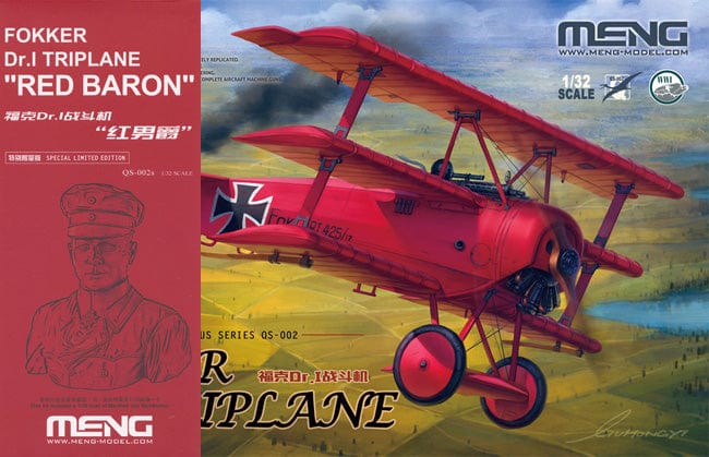 010 - Meng Model - QS-002s - Fokker Dr.I ‘Red Baron’ [Ltd Edn] - primary image